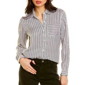 J. McLaughlin Morris Stripe Gwyneth Blouse